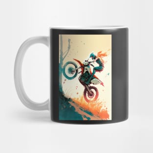 Dirt Bike Anime Style Mug